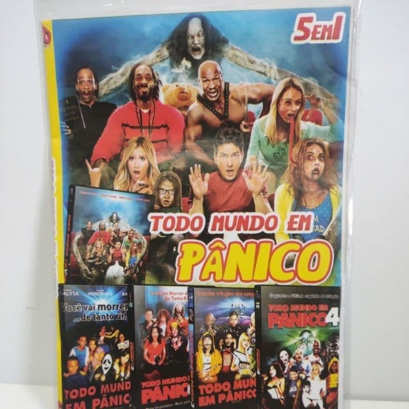 dvd todo mundo em Pânico 5x1