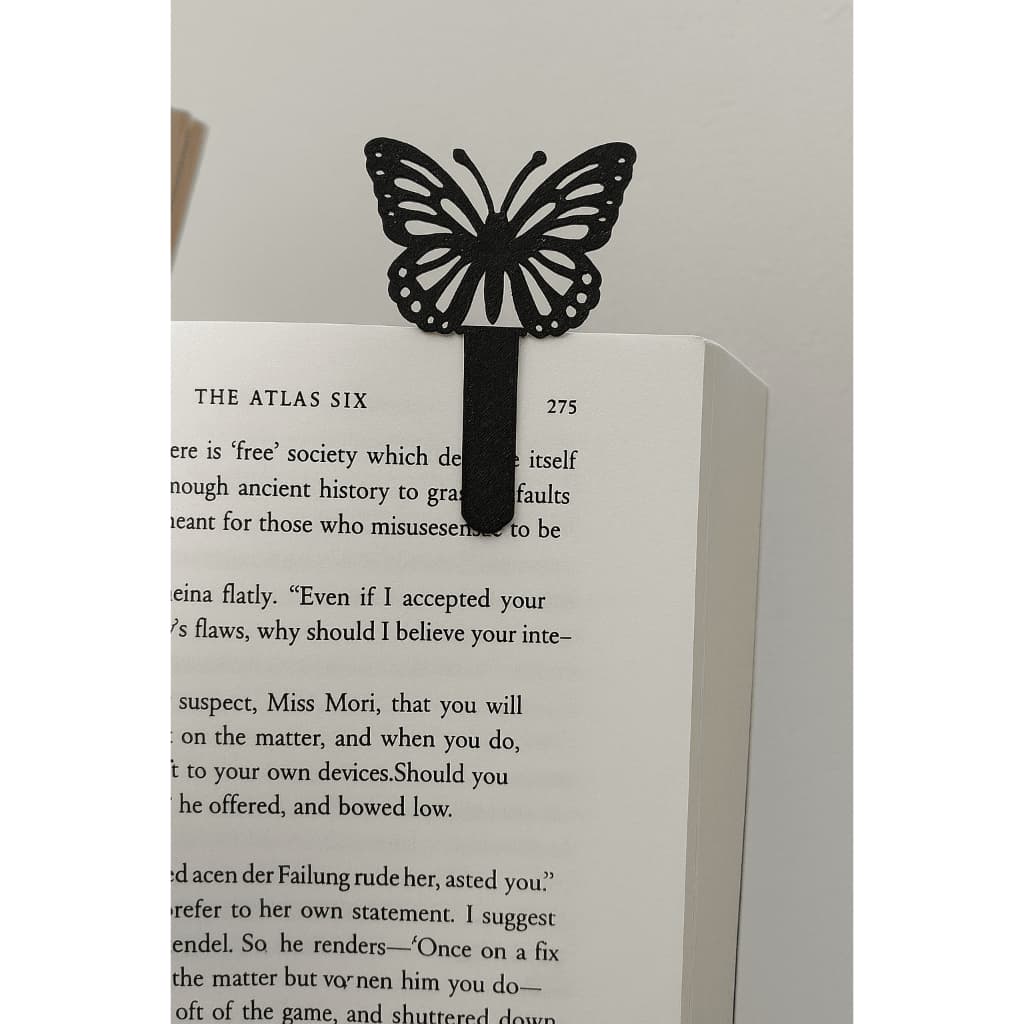 Kit Marcadores de Páginas Borboleta para Livros Revistas Cadernos Premium de Alta Qualidade Diversas Cores