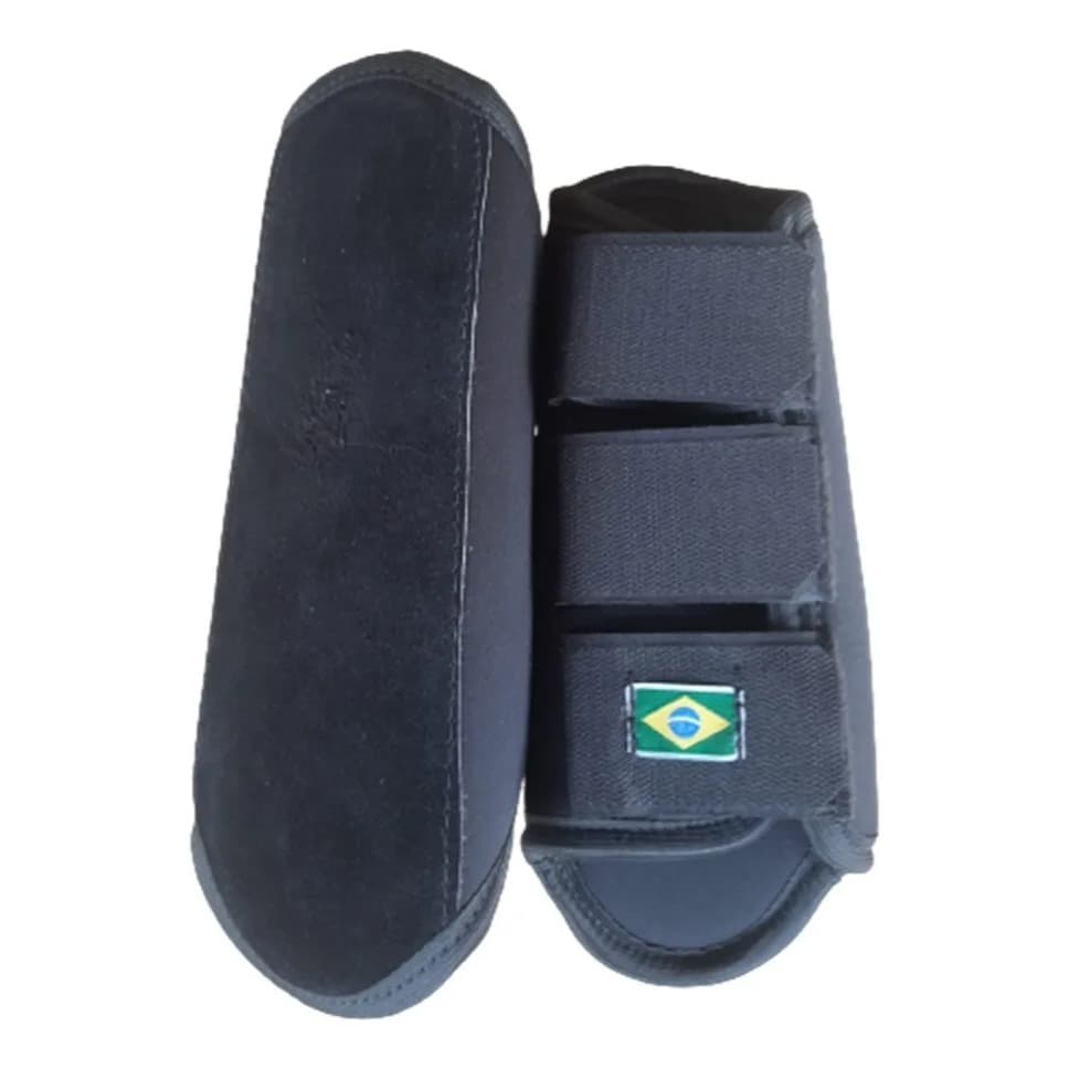 Caneleiras de Neoprene para Equinos Cavalos – Preto Direto da Fábrica