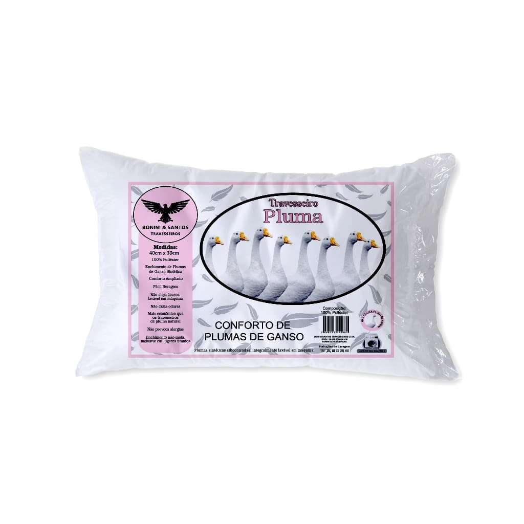 Travesseiro de Bebê 40x30cm – Macio, Antialérgico e Respirável para Berço