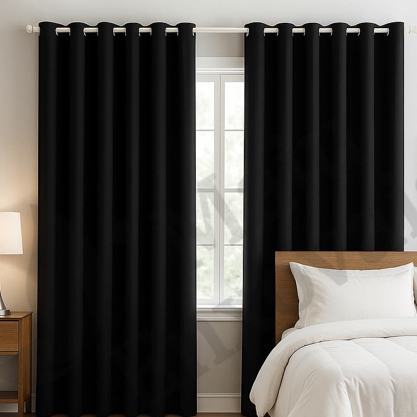 Cortina 2m Quarto e Sala com Ilhós – Tecido Leve | Maju Enxovais