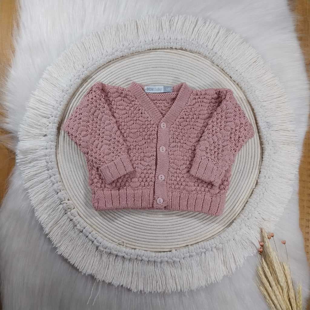 Casaco Para Bebê De Tricot