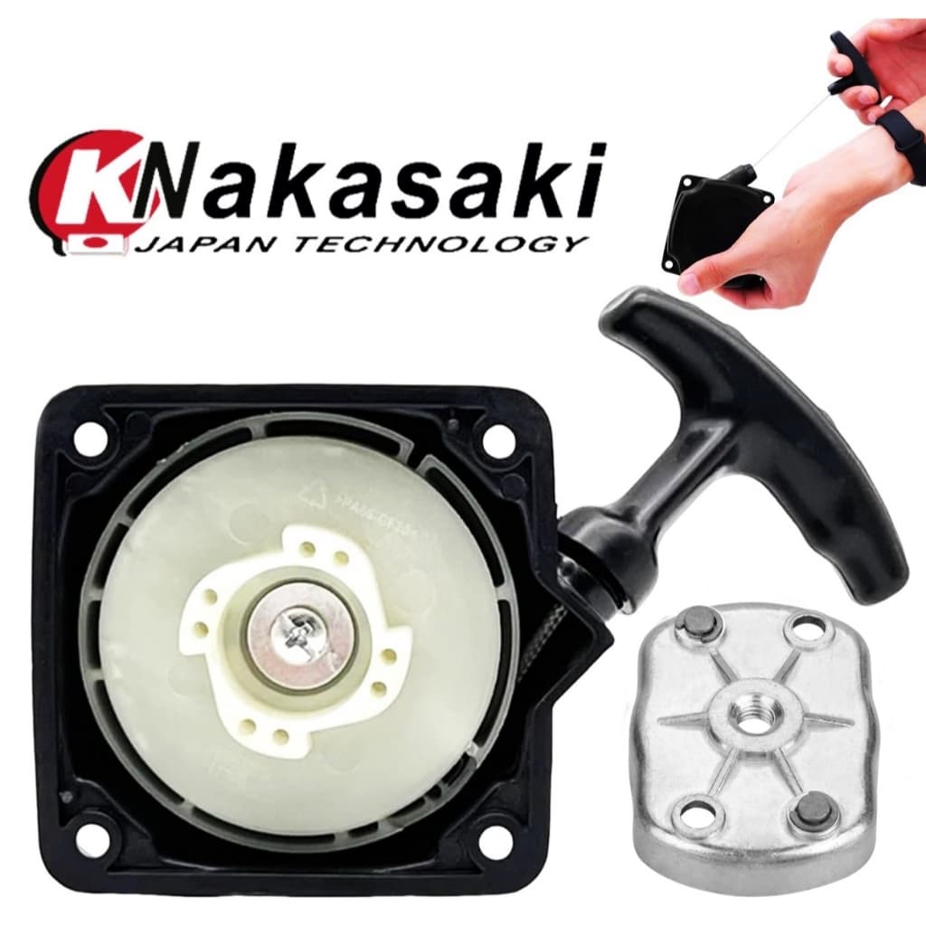 Partida Completa Com Arrastador Para Roçadeira Nakasaki 63cc 65cc Pro 75cc / Multifuncional