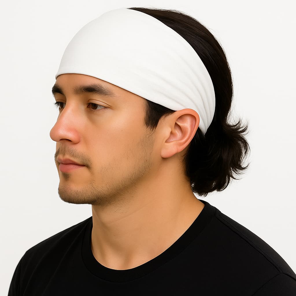 Faixa de Cabelo Esportiva Antissuor | Headband Fitness Masculina e Feminina