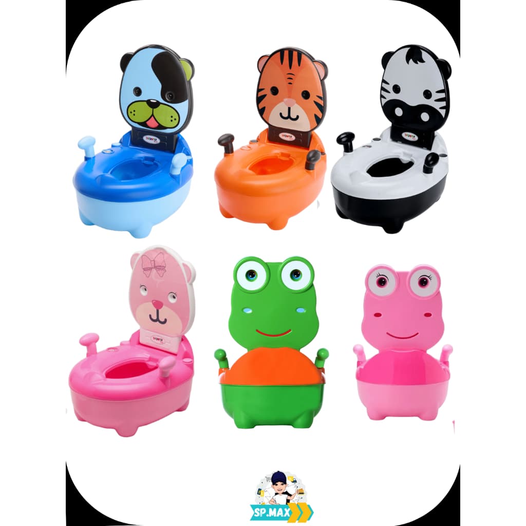 Troninho Infantil Musical (2em1) Desfralde Penico Banquinho até 30Kg (Vários Animais) Replay Kids