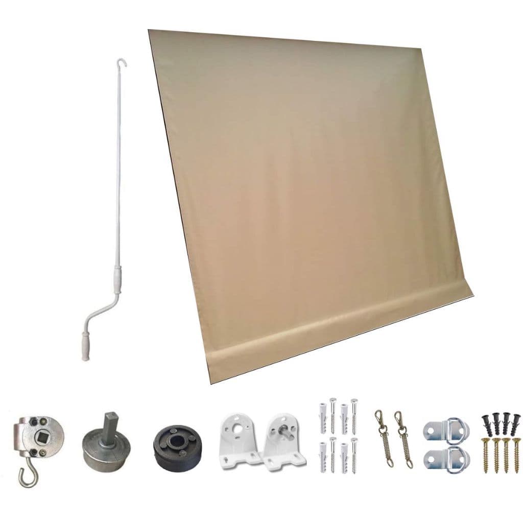 Kit Para Toldo Cortina Retrátil + Lona 3,30x2,20