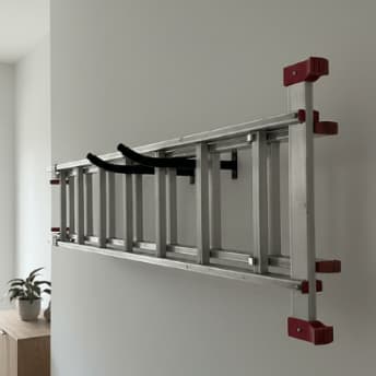 Suporte horizontal de escada para parede - O PAR