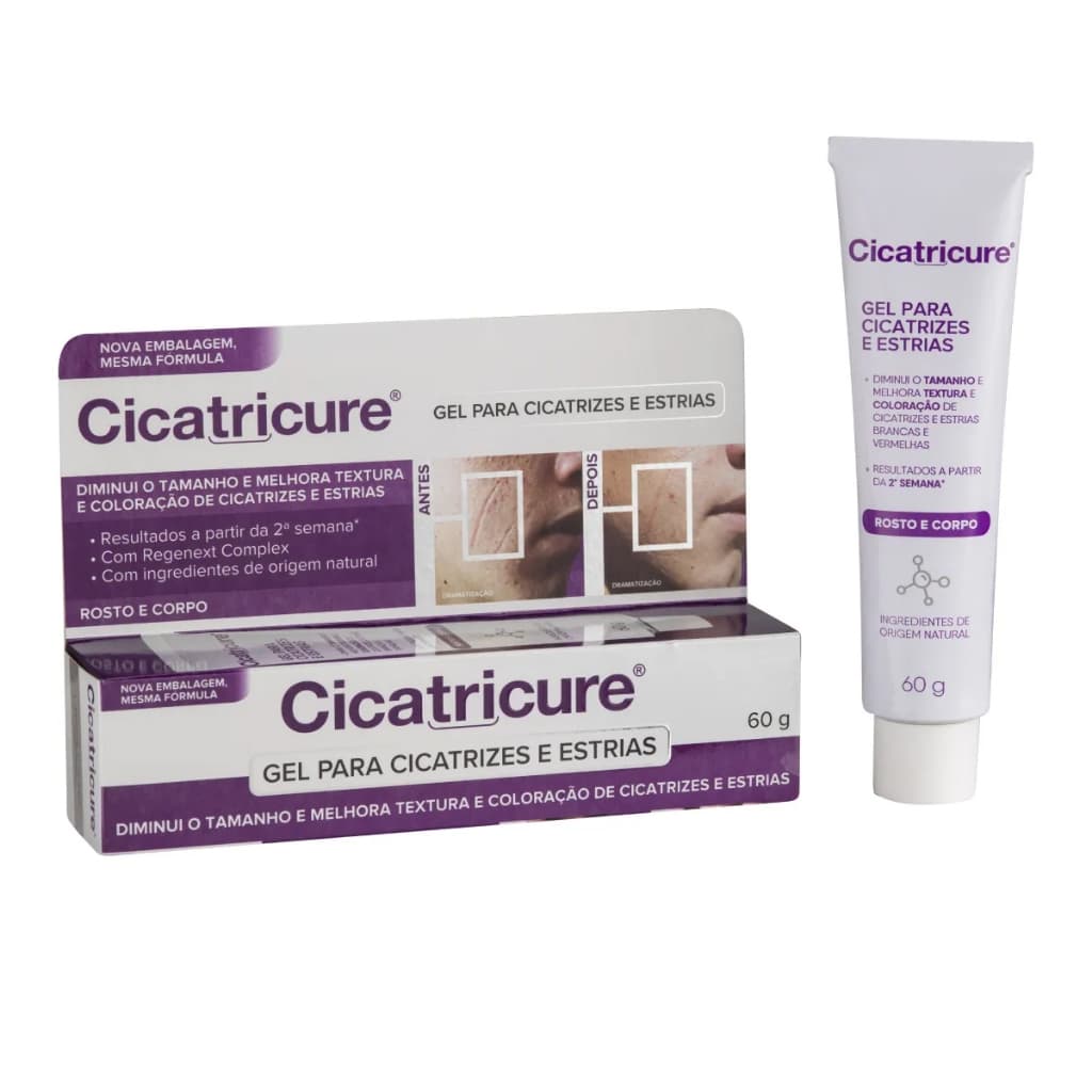 Gel Para Cicatrizes E Estrias 60g Cicatricure - 1 Unidade