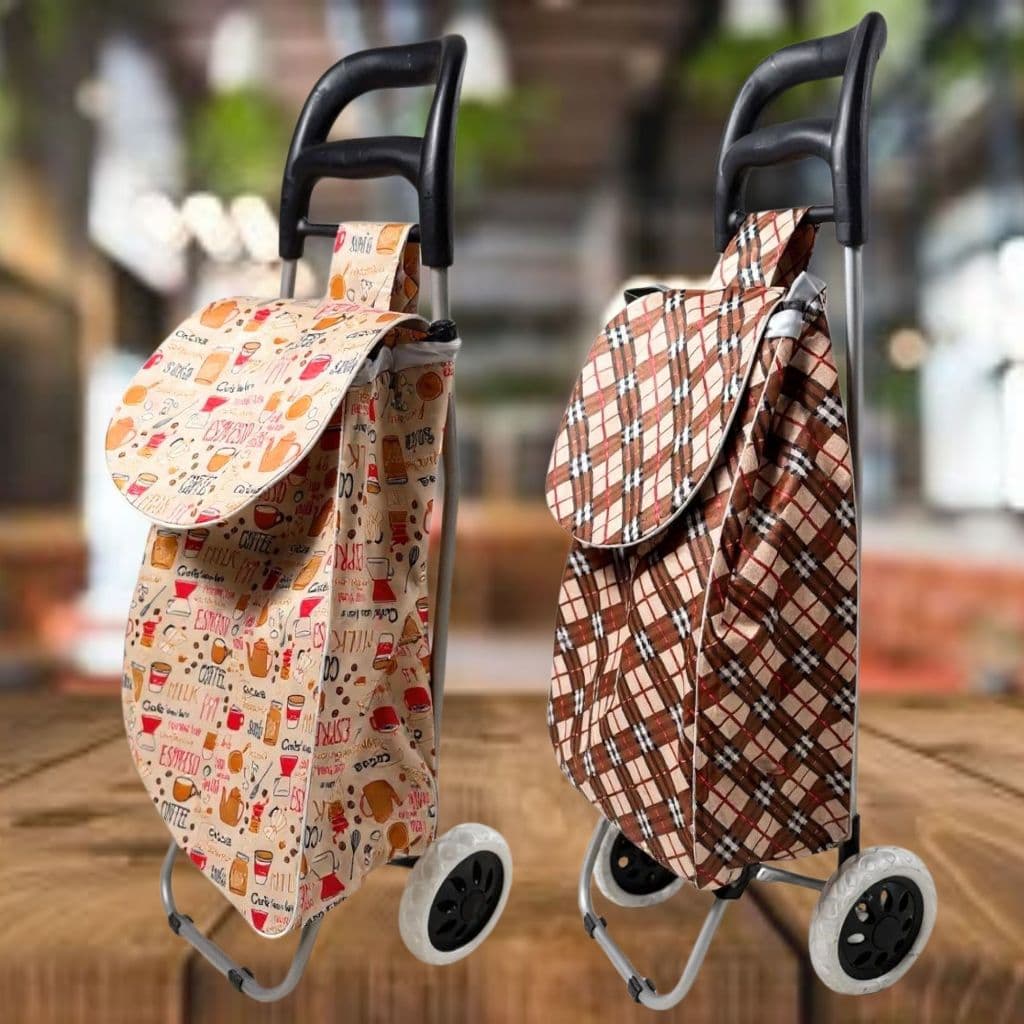 Carrinho De Feira Dobrável Com Rodas - Carrinho De Mão - Diversas Estampas