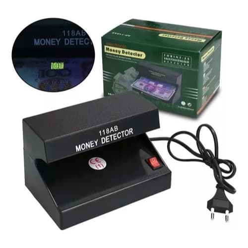 Detector de Notas Falsas UV – Testador de Dinheiro com Luz Ultravioleta para Cédulas