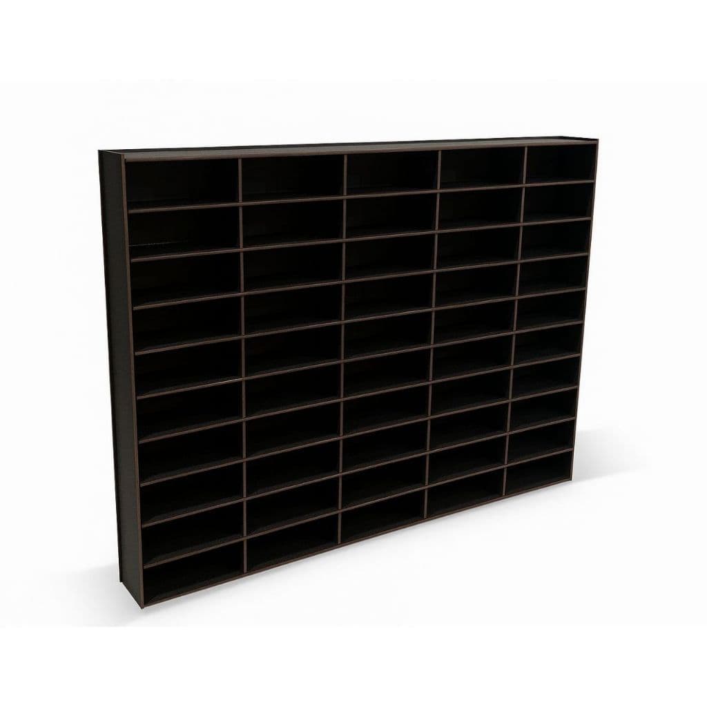 Porta Carrinhos Hot Wheels em Mdf Preto Estante Expositora 45x36cm