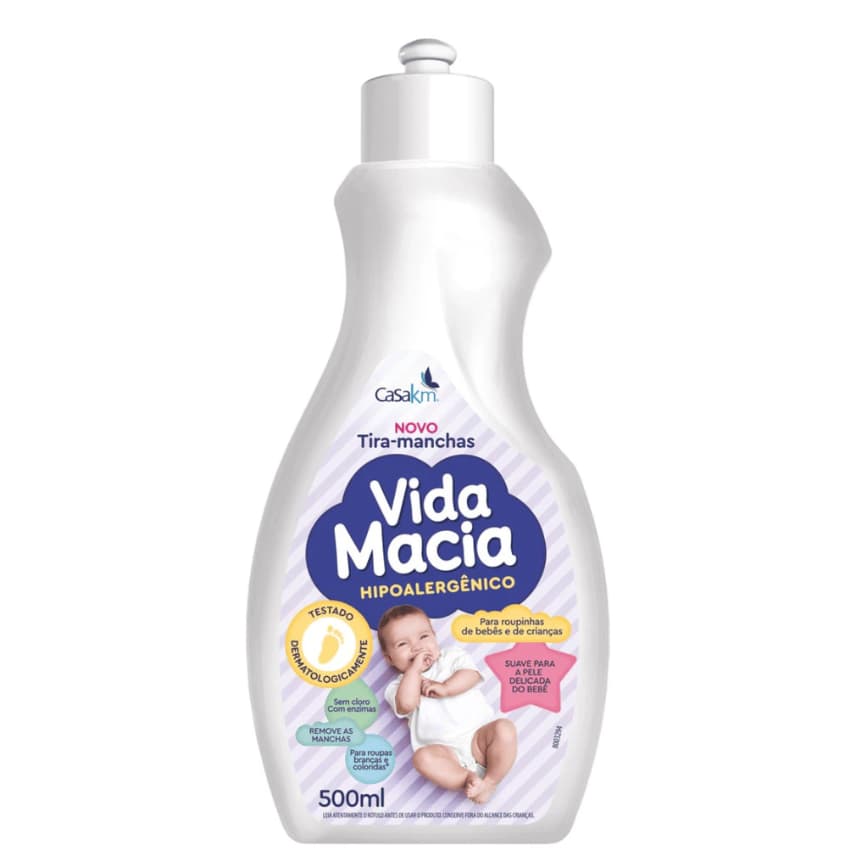 TIRA MANCHAS VIDA MACIA 500ML SEM CLORO