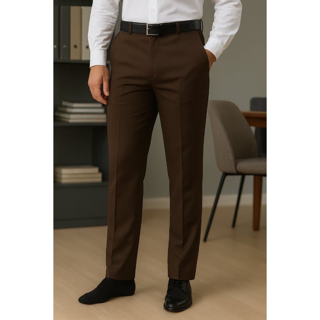 Calça Reta Social Oxfordine Masculina Trabalho e Casamentos Envio Rapido