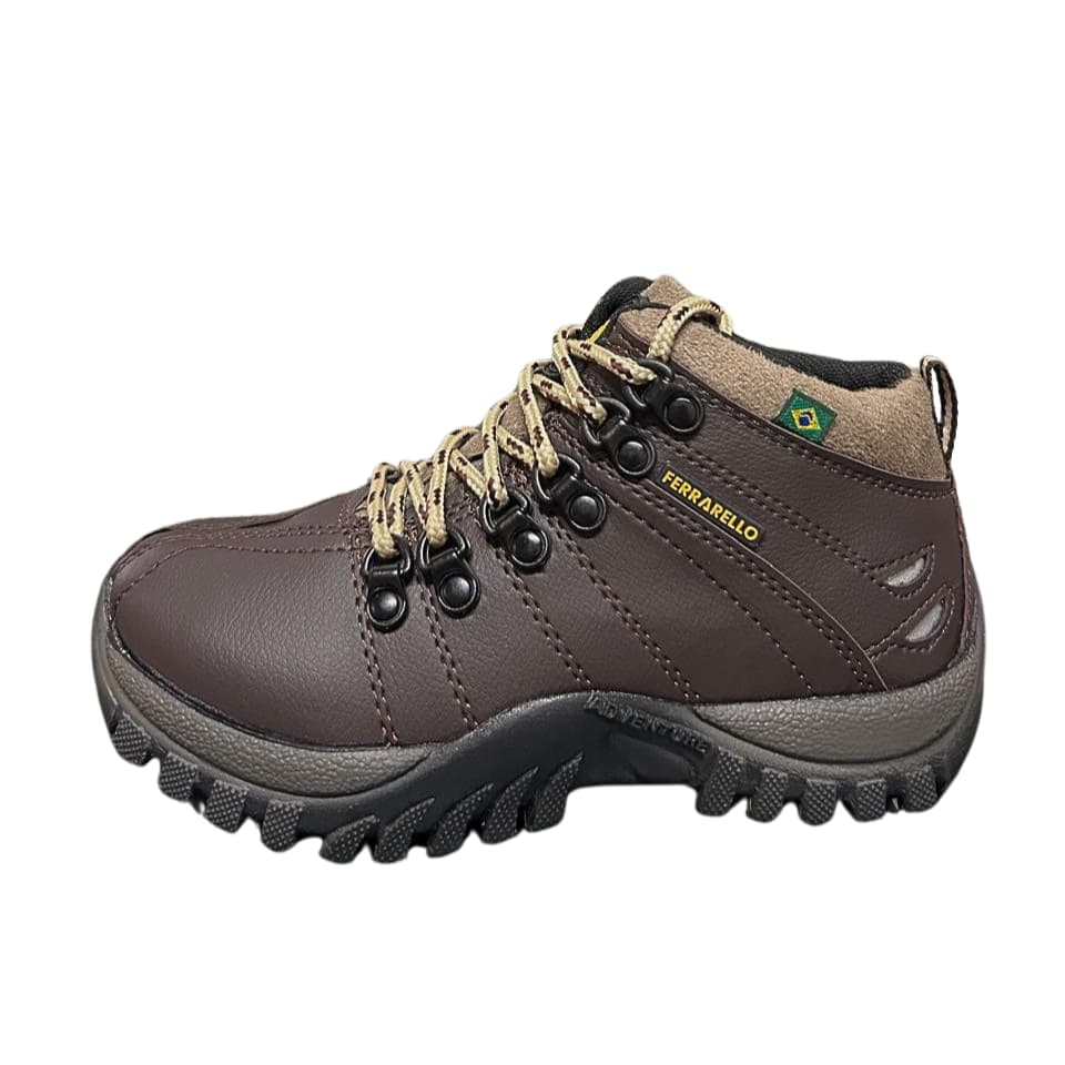 Bota Adventure, Coturno Adventure Infantil Sola Tratorada Ferrarello