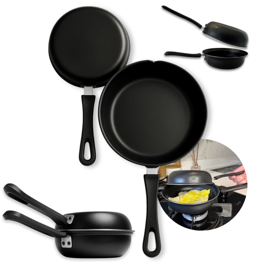 Frigideira Omeleteira Panquequeira Sanduicheira Dupla Antiaderente Teflon Aluminio