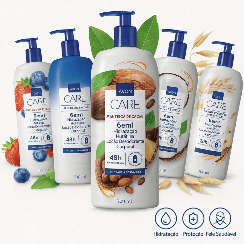 Loção Hidratante Desodorante Corporal Care Fragrâncias - 700 ml - Avon