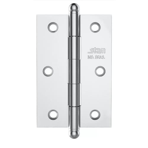 Kit 3 Dobradiças Porta Pino Bola 3 1/2" Stam