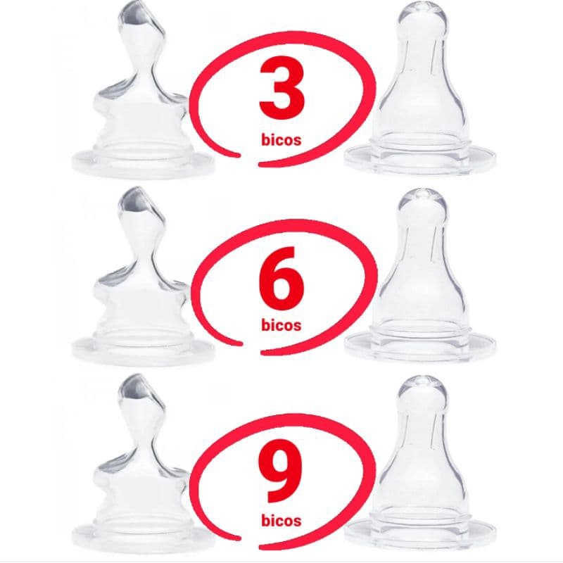 Bico de Mamadeira Redondo ou Ortodôntico