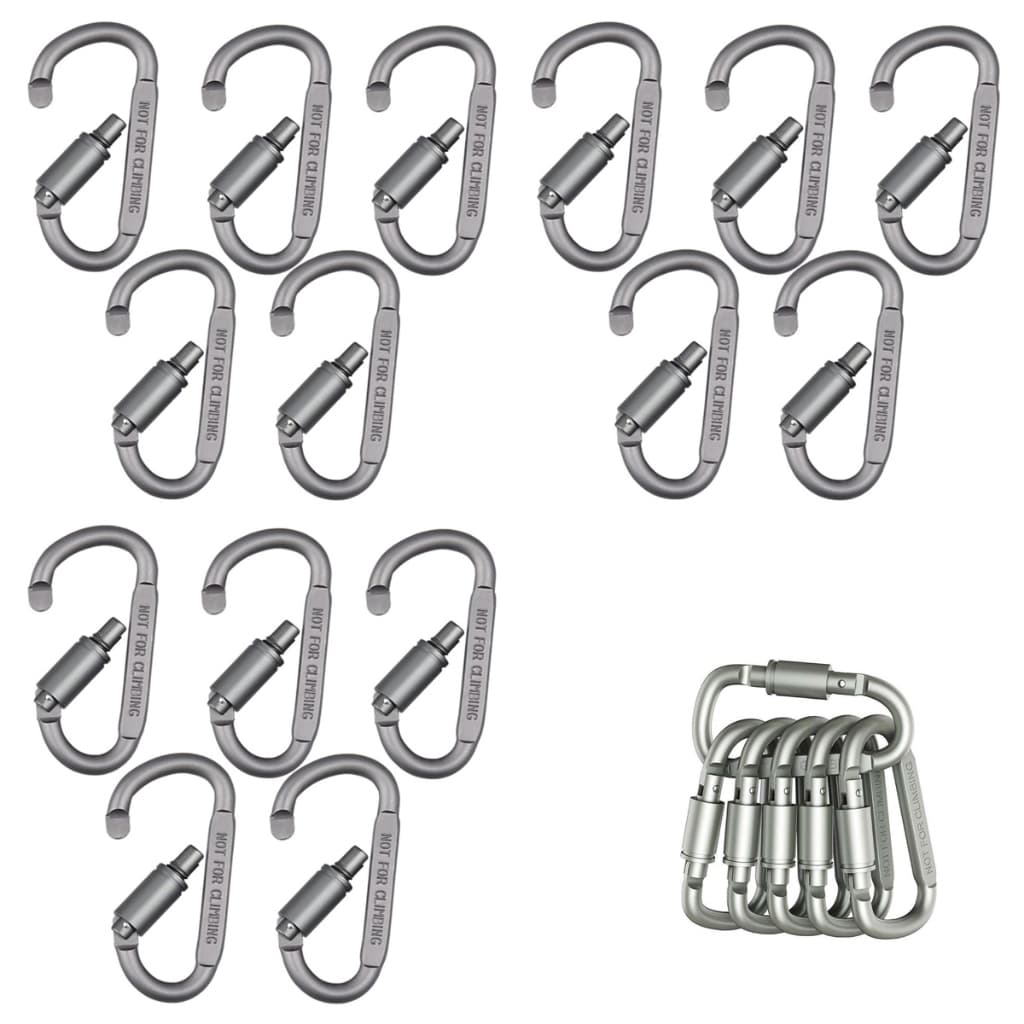 30 Mosquetão De Anel D Para Caminhada Ao Ar Livre