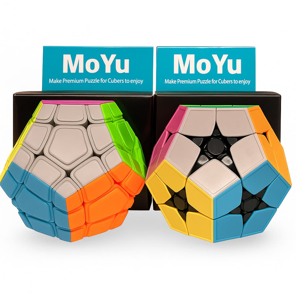 Cubo Mágico Megaminx e Kilominx Moyu Meilong Stickerless Profissional