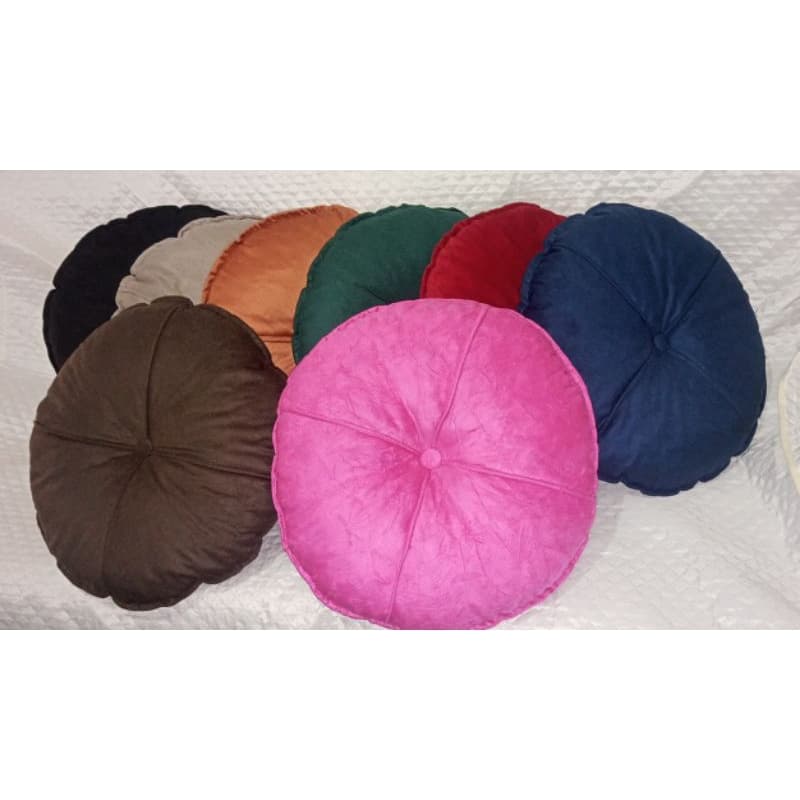 Almofadas Futon Redondas 35cm sortidas-decorativas.