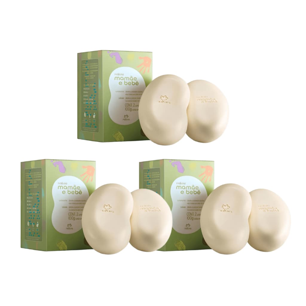 Sabonete Mamãe e Bebê Caixa 02un 100g