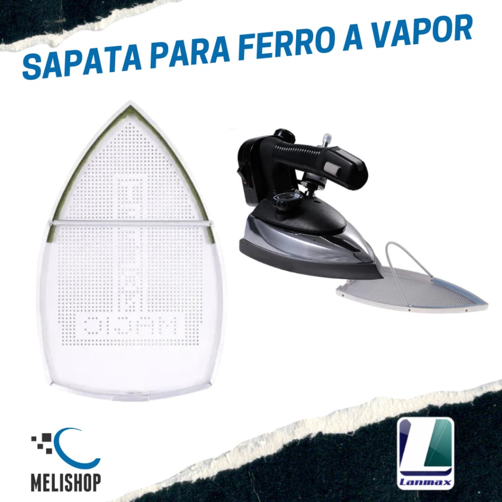 Sapata Anti-brilho Teflon Ferro A Vapor Passar Roupas Lanmax