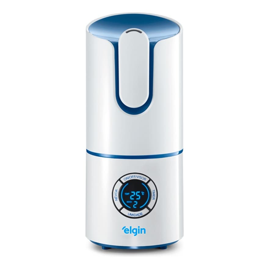 Umidificador Ar Ultrassônico Digital Elgin 2,5l Bivolt Cor Branco