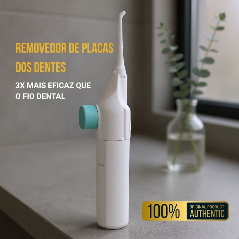 Removedor De Placa Irrigador Limpador De Dentes Elimina Tartaro e Placas - Higiene bucal Perfeita