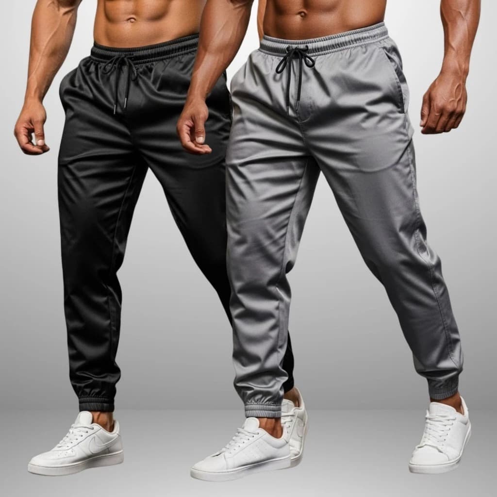 kit 2 calças jogger ideal para academia e esportes 2024