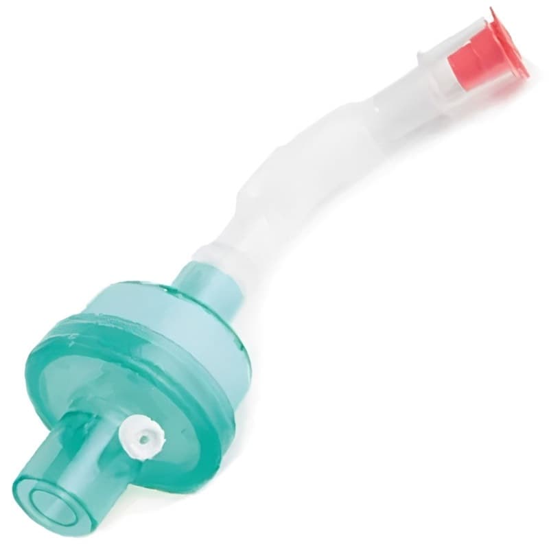 Filtro Bacteriano Hmef Adulto Com Traqueia Kit C/10 Unidades