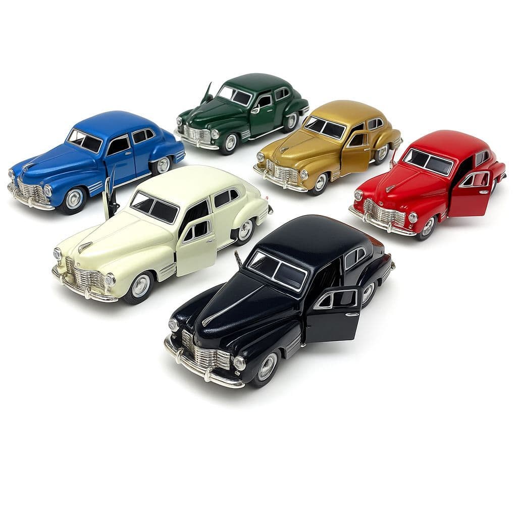 Carro Cadillac Miniatura Colecionável Metal Fricção Portas Abertas Pneus Borracha /Envio aleatório