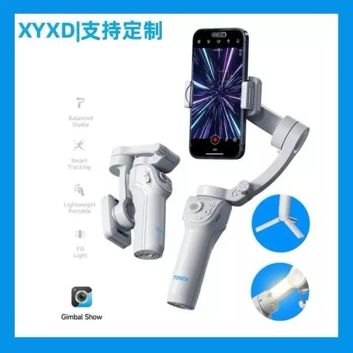 Estabilizador de Celular Portátil Gimbal com Rastreamento Inteligente de IA ORIGINAL m01 e L7C Pro