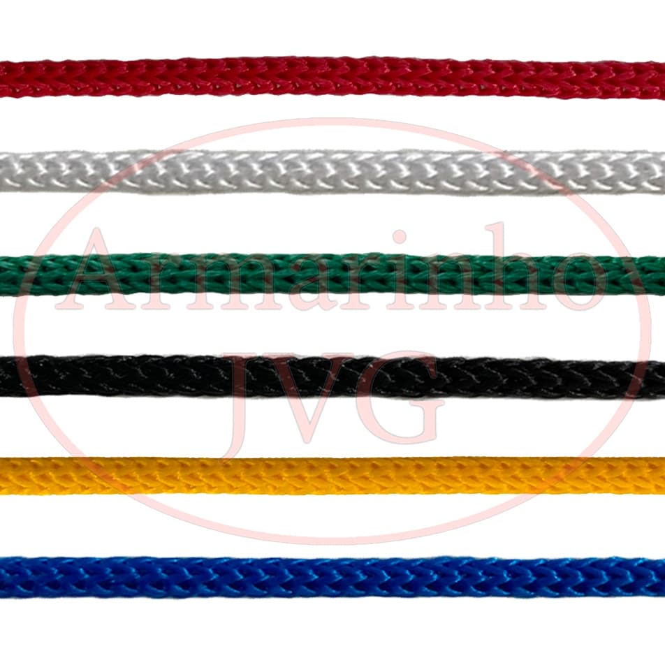 10m Cordão 4/1 Fio Náutico 4mm Rabo Rato Saco Mochila Fitilho