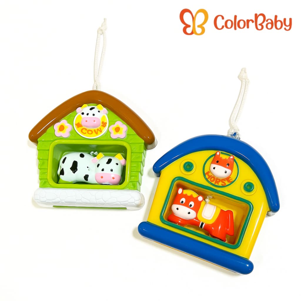 Mobile Musical a Corda para Berço, Carrinho ou Parede Sensorial para Bebê - ColorBaby