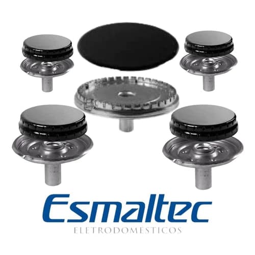 Kit Espalhadores com Sorvetes Fogao Esmaltec Agata 5 Bocas