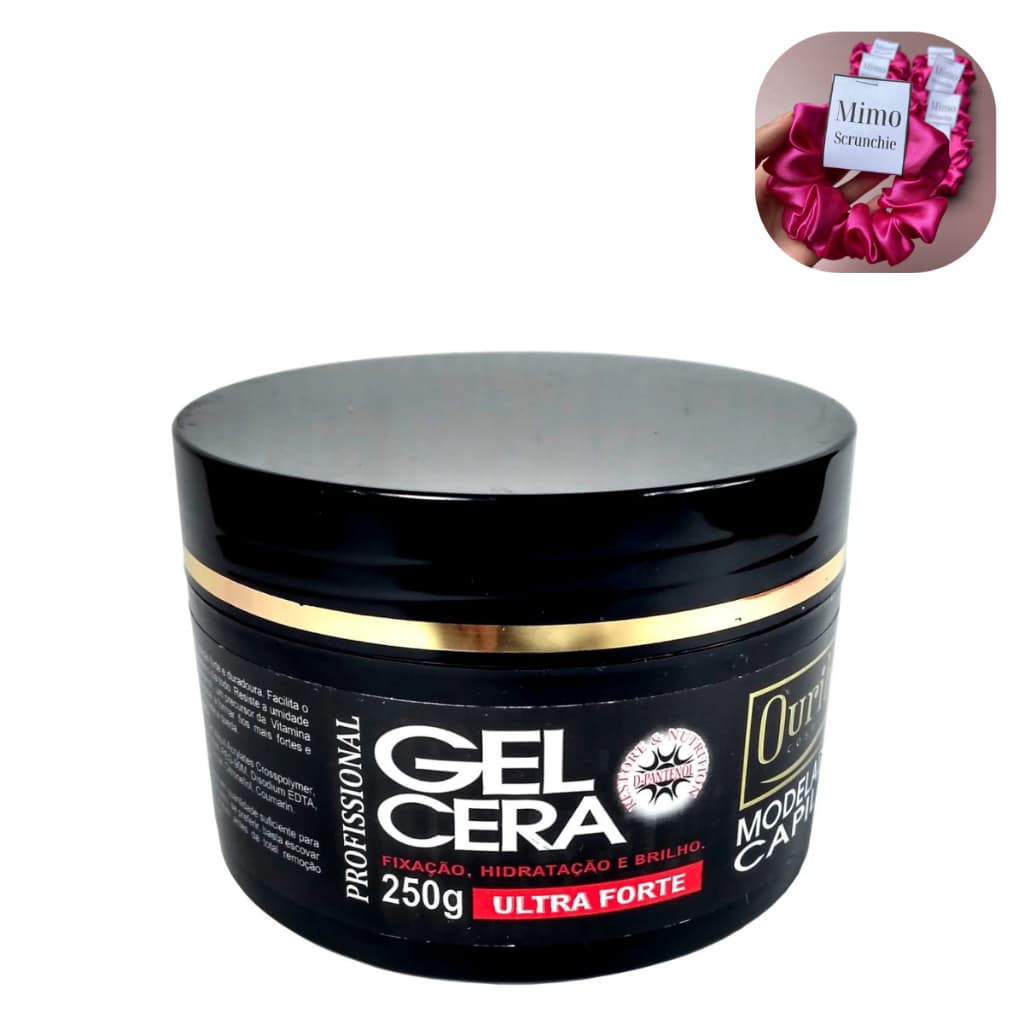Gel Cera Fixador Modelador Capilar Ultra Forte Ouribel 250g