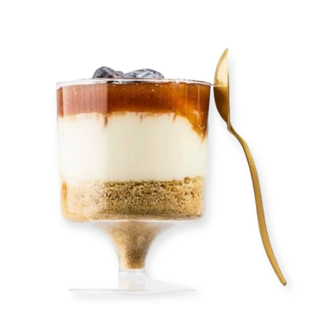 80 Mini Colher Descartável P/ Bolo De Pote Ovo Café Gourmet