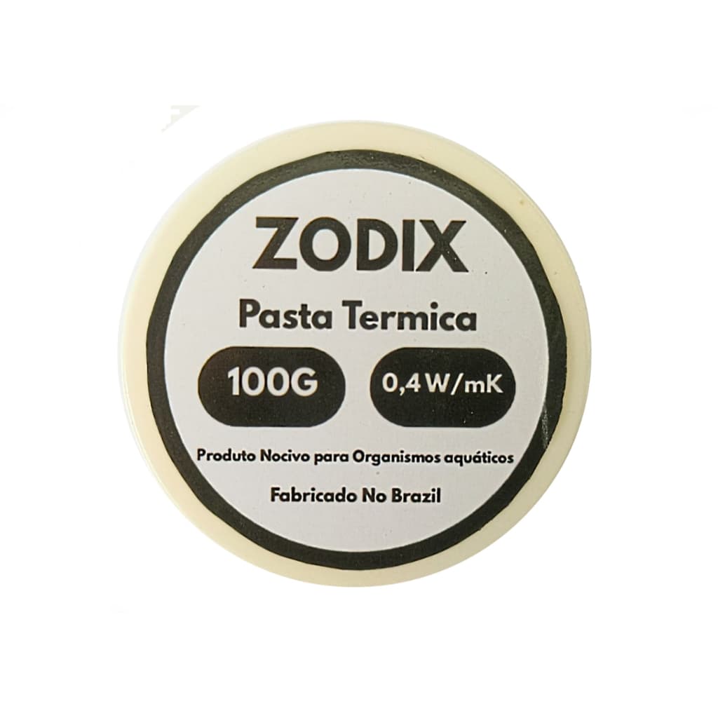 Pasta Térmica 100g branca Zodix Processador Cpu
