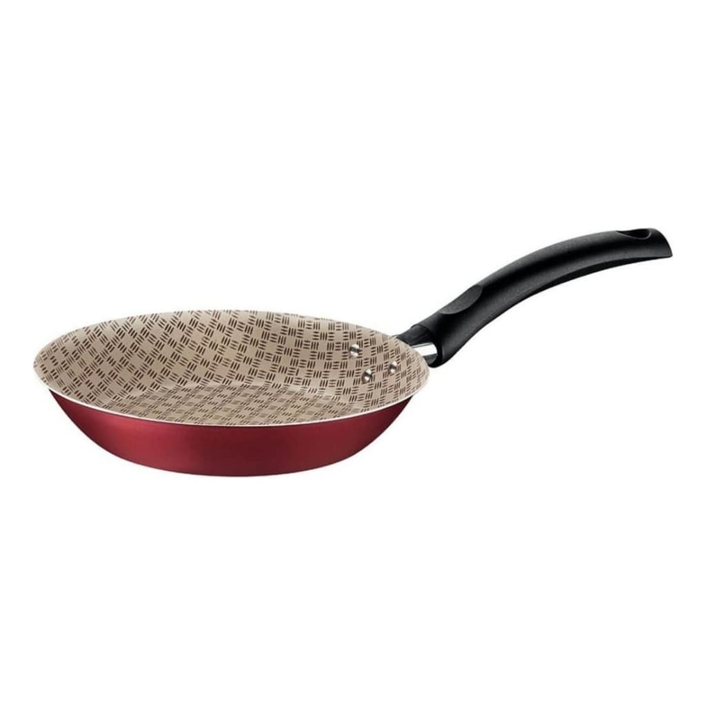 Frigideira 24 Cm ou 16Cm Antiaderente Tramontina Frituras 1,4 Litros Vermelho Turim Frigideira Ovos