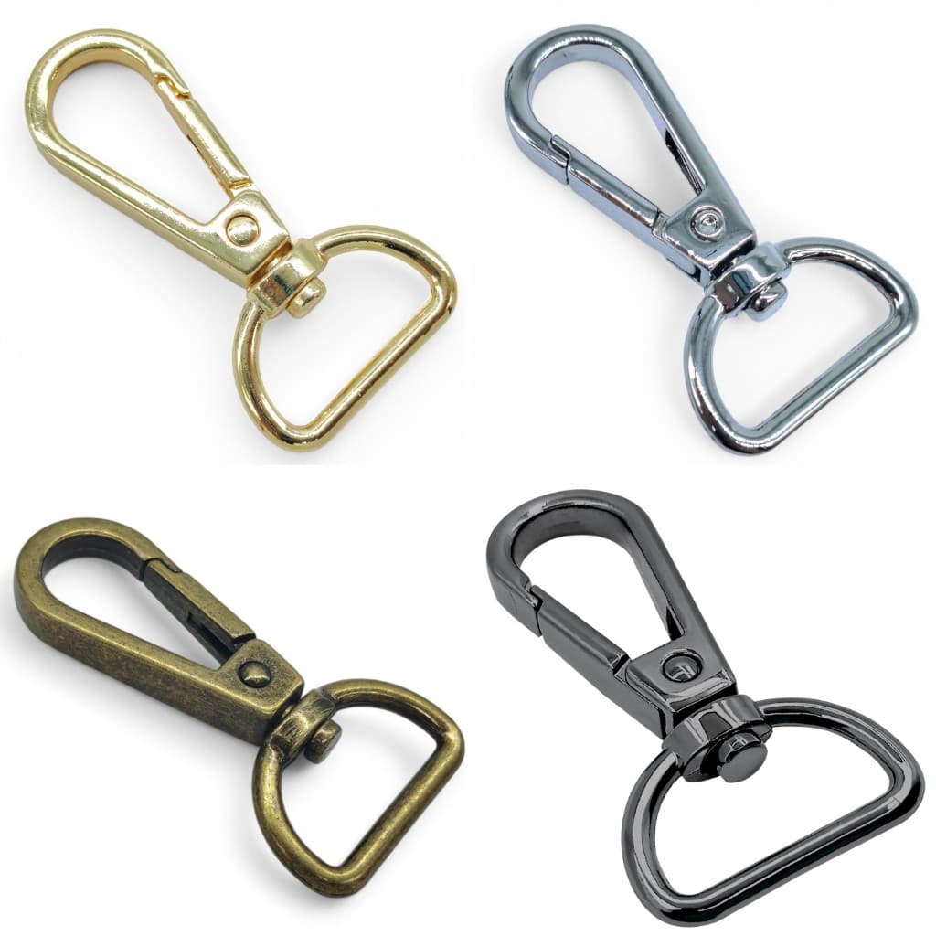 Mosquetão para Bolsa 20mm 10 Und Artesanato e Crochê