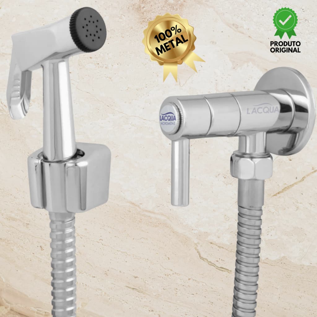 Ducha Higiênica Luxo em Metal 100% para Banheiro