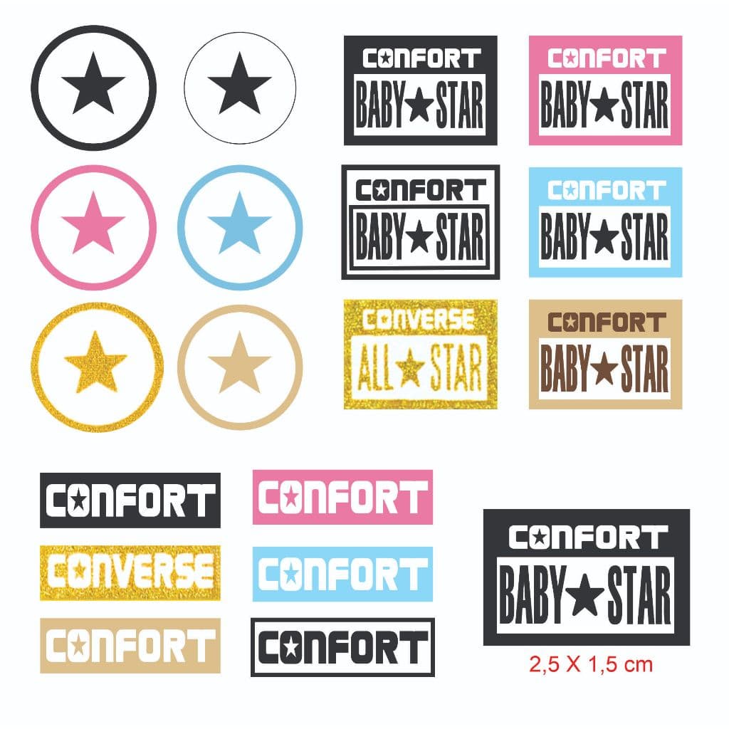 Emblema do Baby Star - 5 Pares