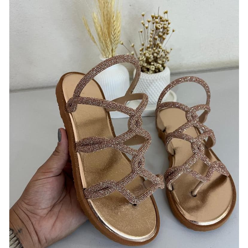 SANDÁLIA  GLAMOR ,CONFORTO,PRATICIDADE E DELICADEZA.