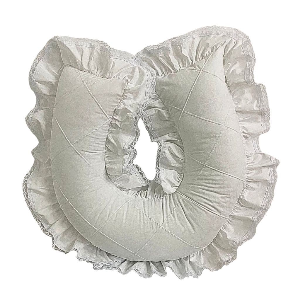 Almofada Amamentação (U)  Babado  Coleção Cecília Percal 200 Fios