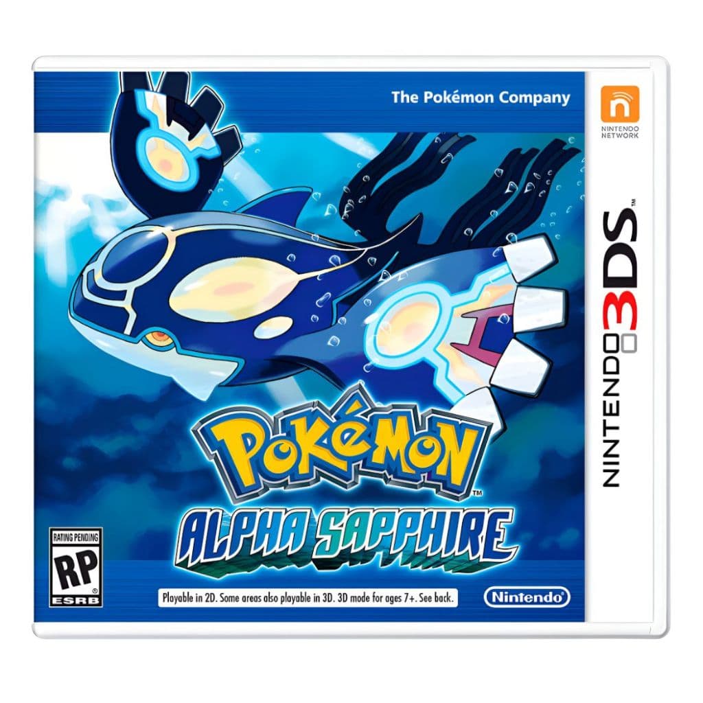 Jogo Pokemon Alpha Sapphire - Nintendo 3ds - Cartucho Fisico Com estojo lacrado