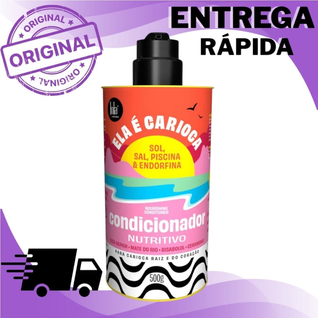 Condicionador Nutritivo Ela É Carioca Lola Cosmetics 500g
