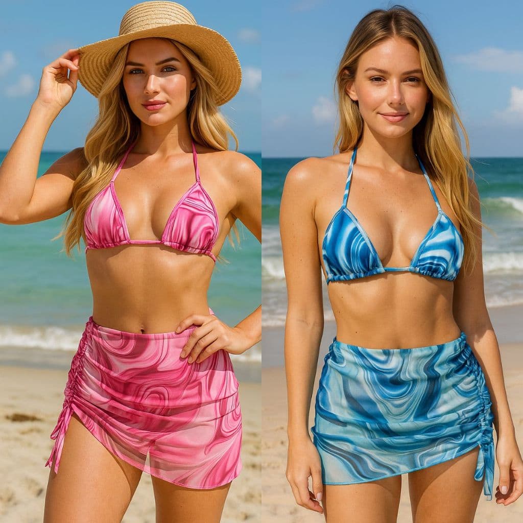 Biquini Feminino Fita Cortininha Regulavel Fio Dental Praia