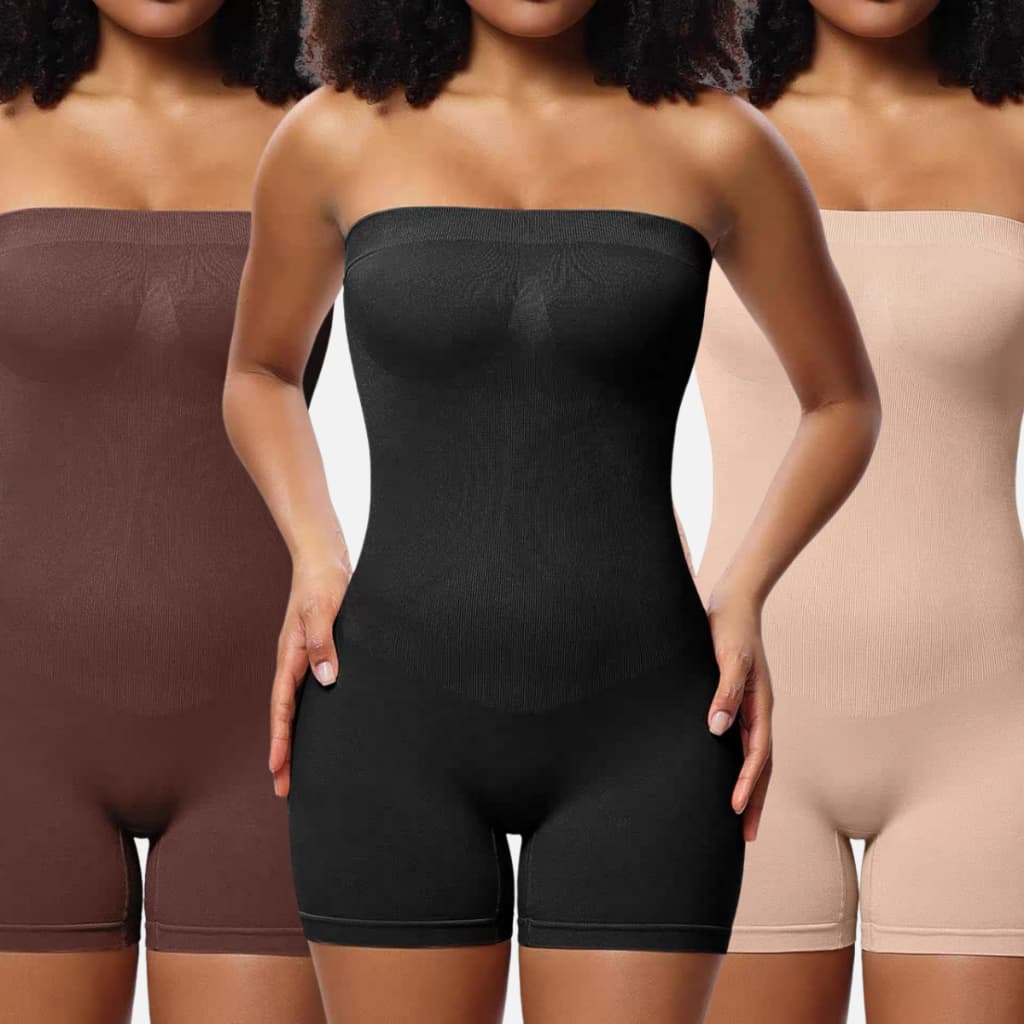 Cinta Body Modelador Feminino Empina Bumbum – Reduz Abdômen e Afina Cintura, Ideal para Vestidos