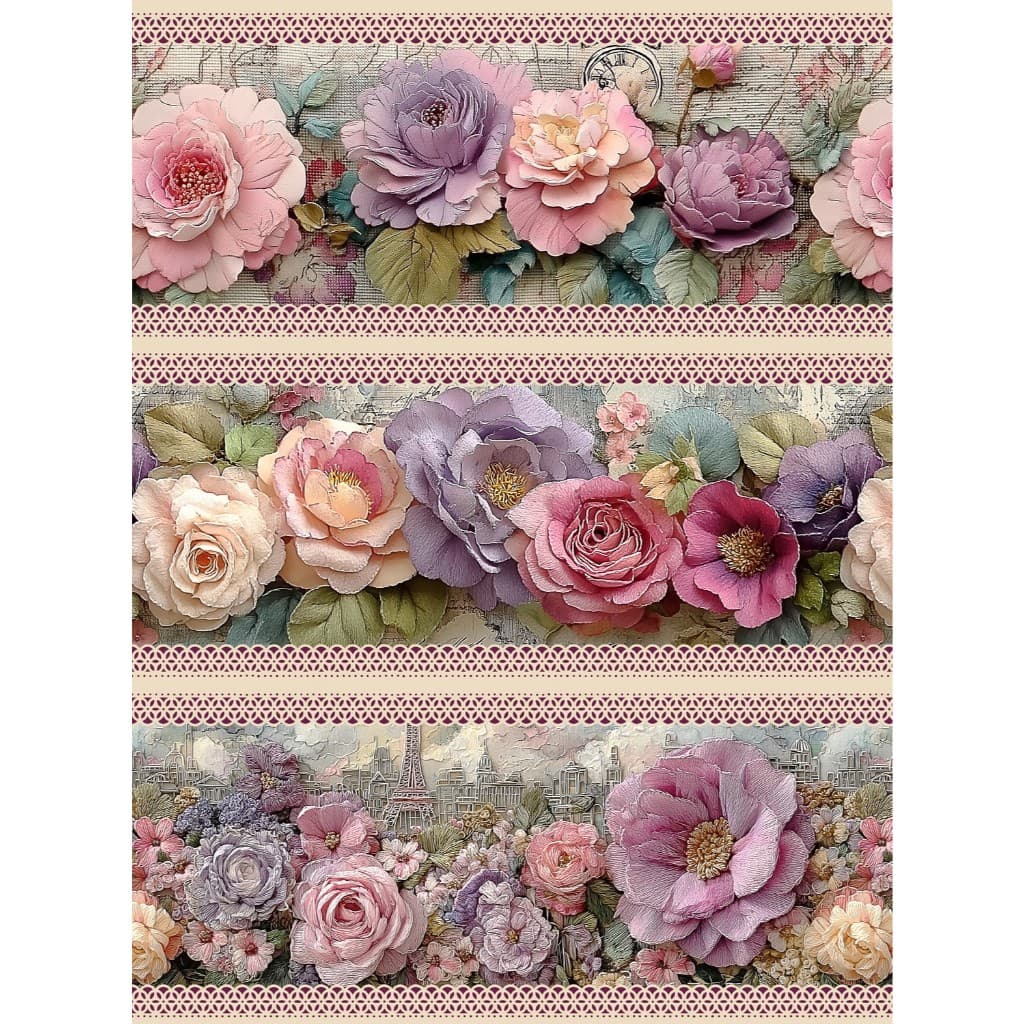 Tecido Tricoline Mista - Barrado Digital - 10 Faixas - 0,50 cm x  1,45 largura -  Varias estampas